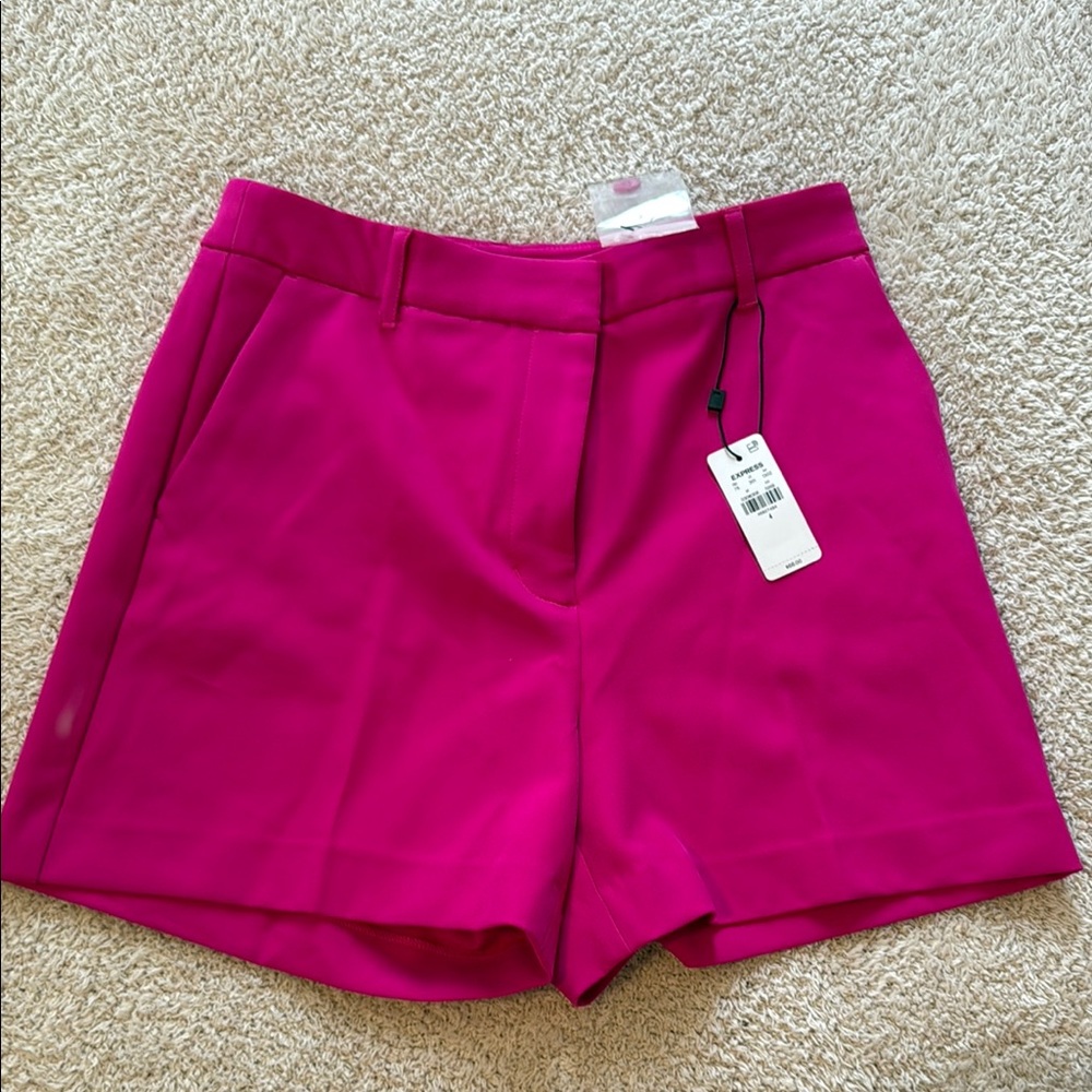 Vibrant Pink Women's Shorts from express size 4